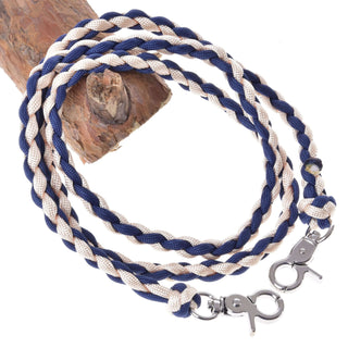 Pletené opraty Cremo/Blue