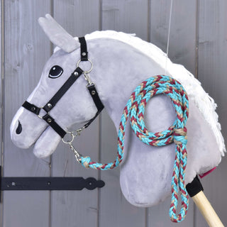 Hobby Horse - pletené vodidlo tyrkys