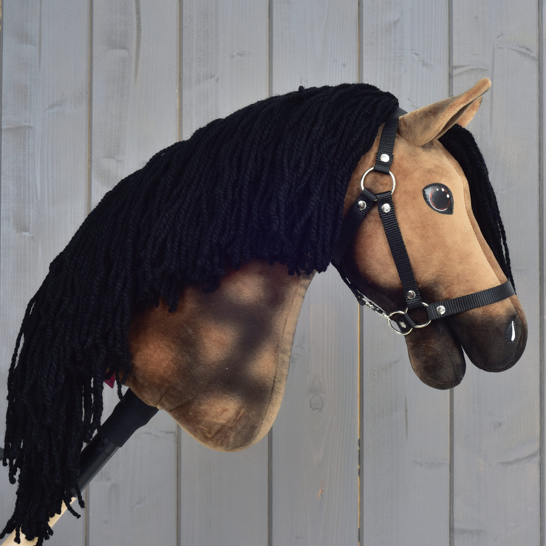 Hobby Horse Stormy s čiernou ohlávkou